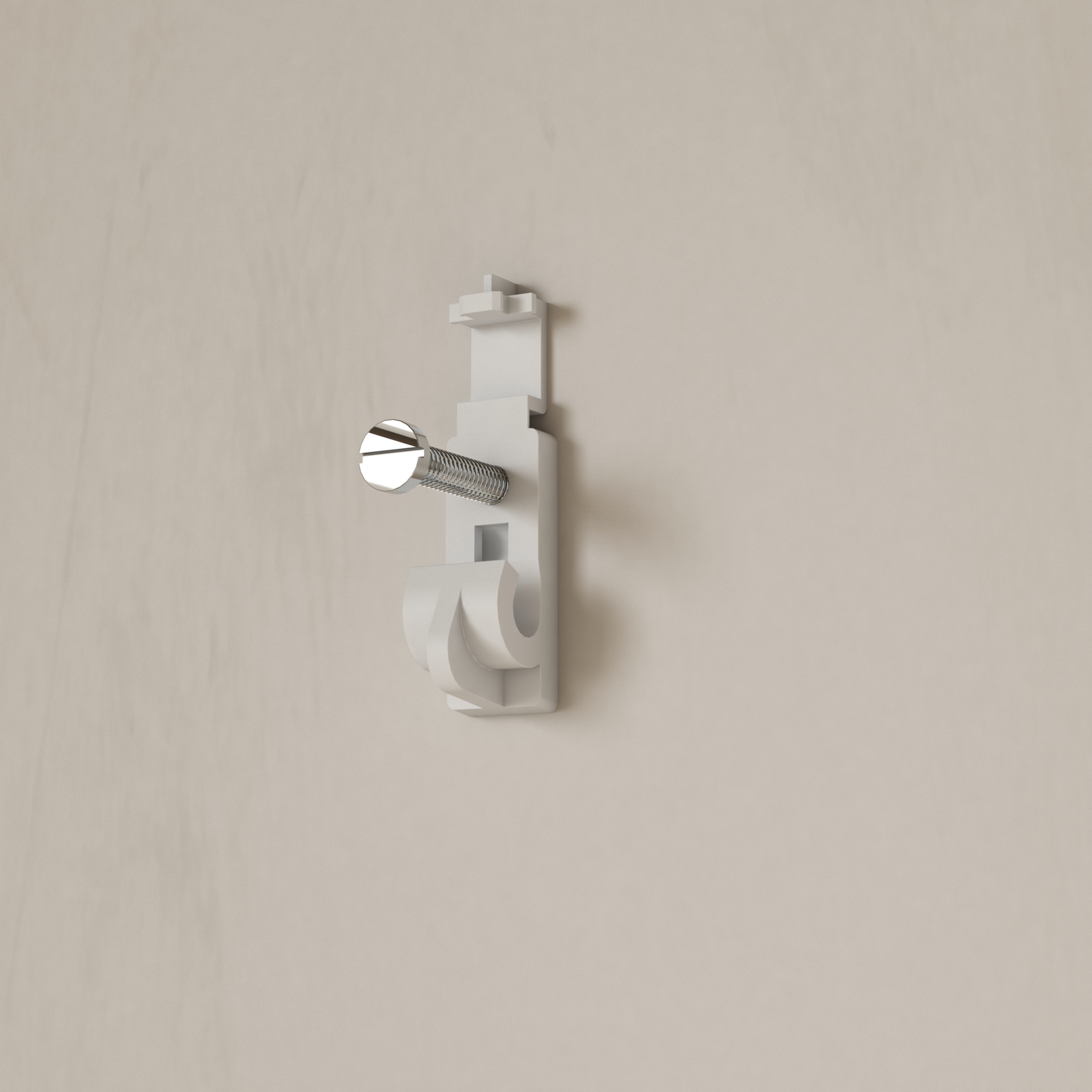 Back Wall Clip with Metal Pin For for Walk in Closet Systems Metal Wire Shelf Closet Organizer Storage Wardrobe