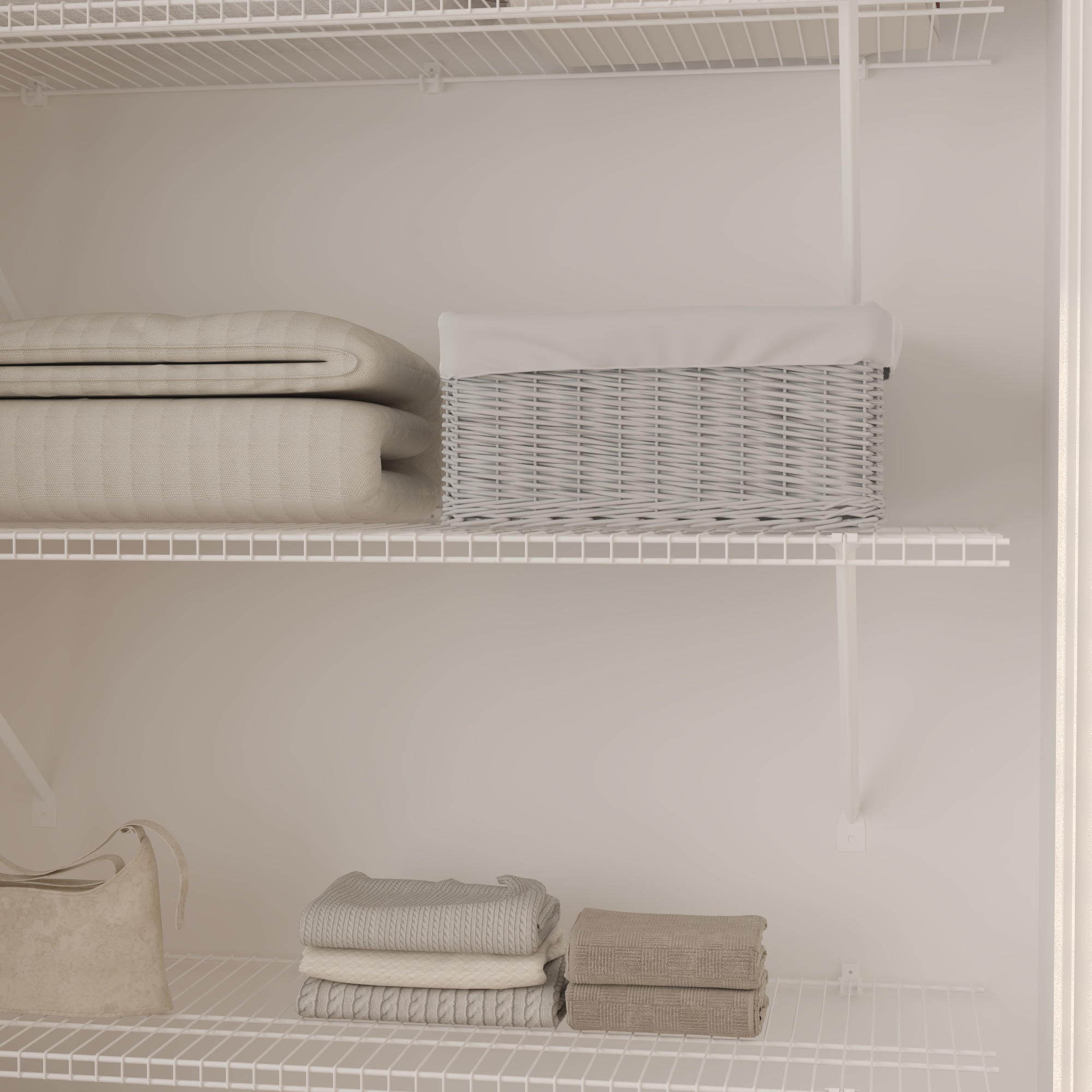 Metal Wire Shelf for Affordable Walk in Closet Systems Organizer Storage Wardrobe