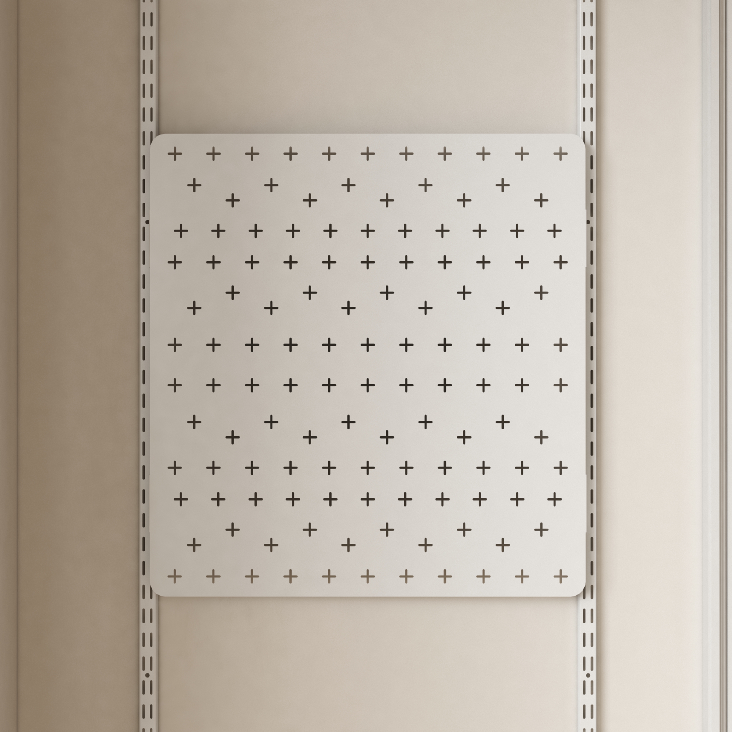 Polyvalence inégalée du panneau perforé pour placard