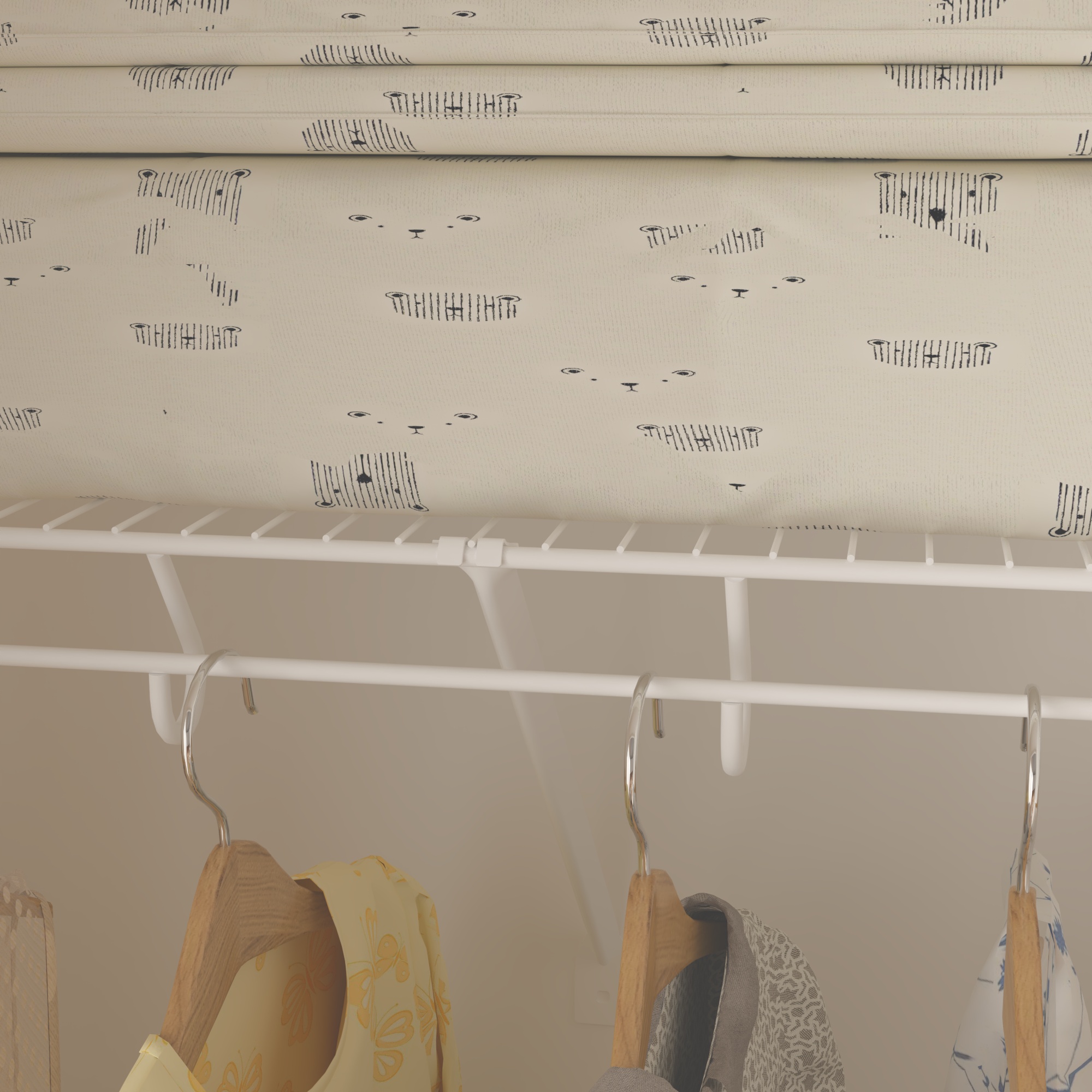 Affordable Walk in Closet Systems Full Slide Metal Wire Shelf Closet Organizer Storage Wardrobe