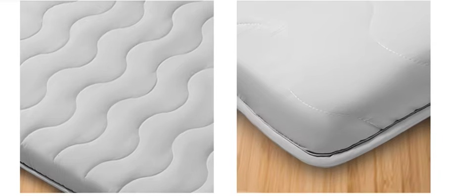 Grey Skin-friendly Breathable Polyester Shell Japanese Floor Mattress Cover manufacture