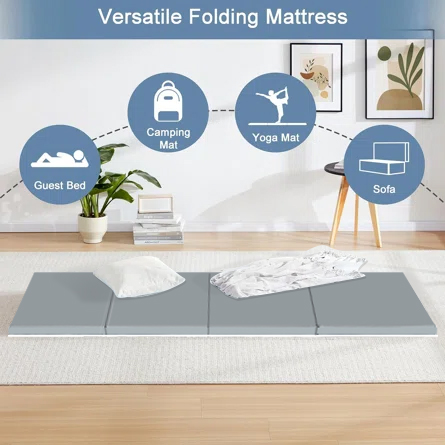 Four-fold sponge pad