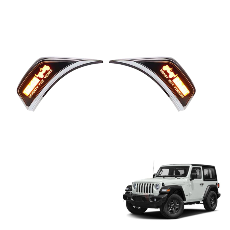 Spedking grosist LED forreste flanke side markørlys DRL vendesignal lampe til Jeep Wrangle JL