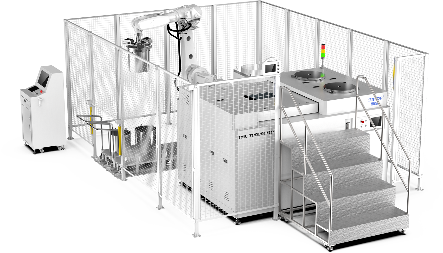 Top Choice for Intelligent Manufacturing Upgrade: SMIDA Planetary Centrifugal Mixer Matched with Robotic Arm for Fully Automatic Unmanned Mixing & Defoaming