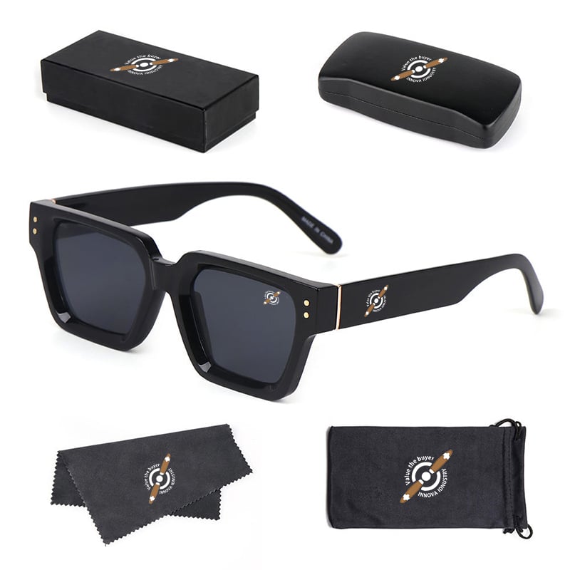 Luxus Maßgeschneiderte Premium Sonnenbrillen Viereckige Sonnenbrille für Herren