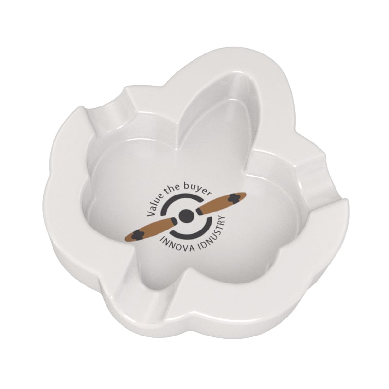 Premium Blumenform keramischer Zigarrenaschbecher