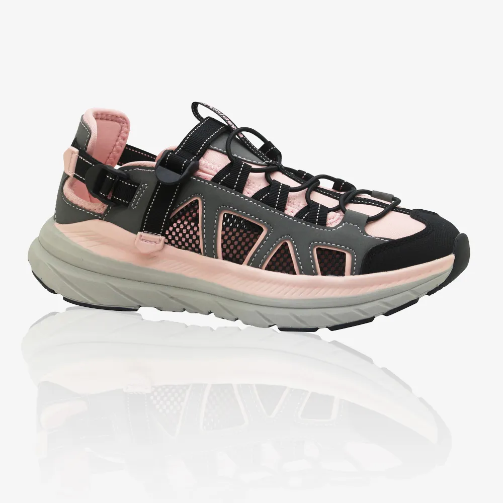 What shock absorption midsole technology upgrades comfort of platform sandals