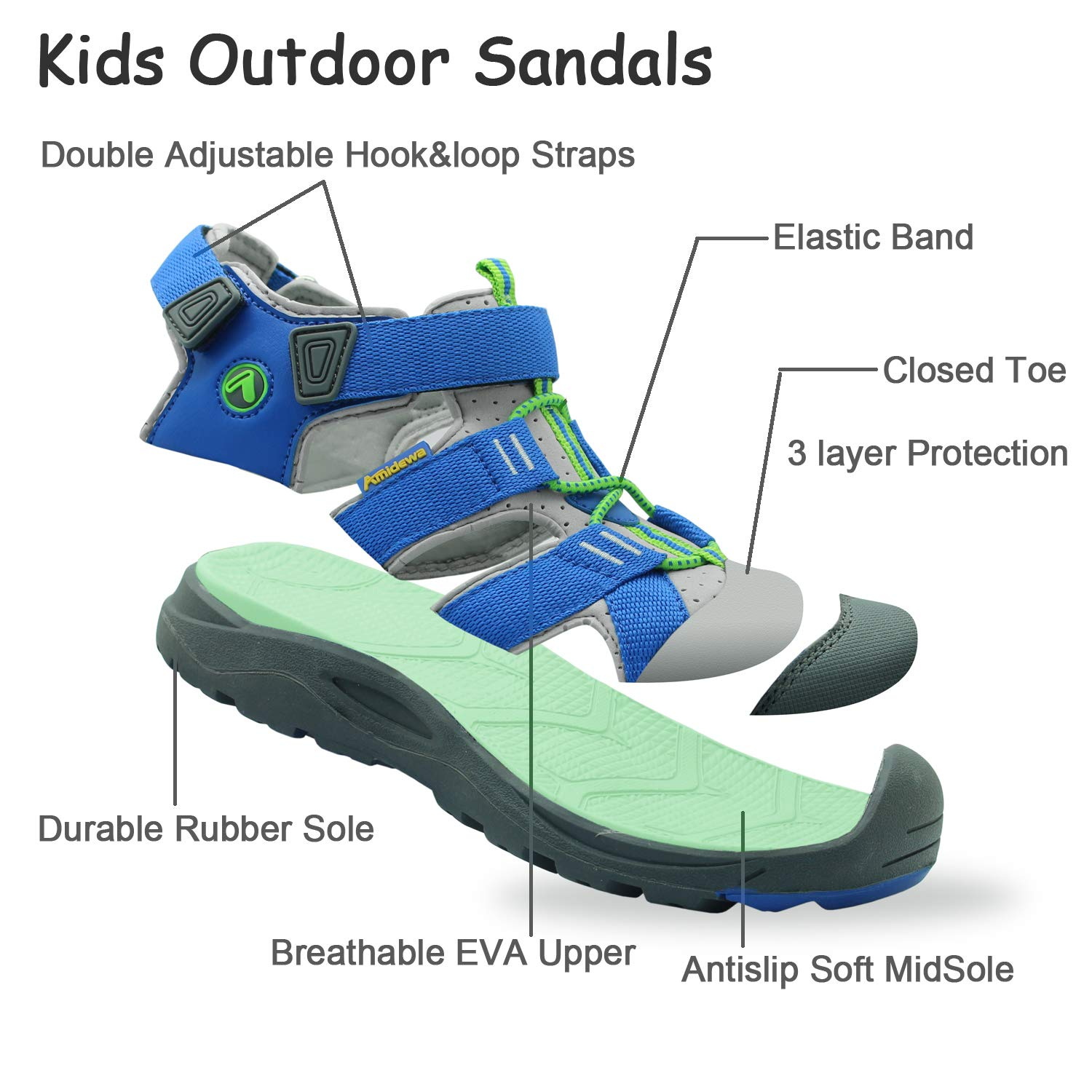 Kids Outdoor Sandals | High-Quality Footwear for Active Children