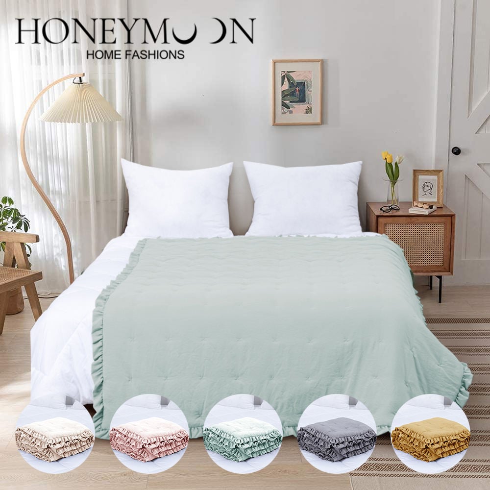 Heniemo Low Moq Customized Bedding Set Soft Comforter Quilt Blanket
