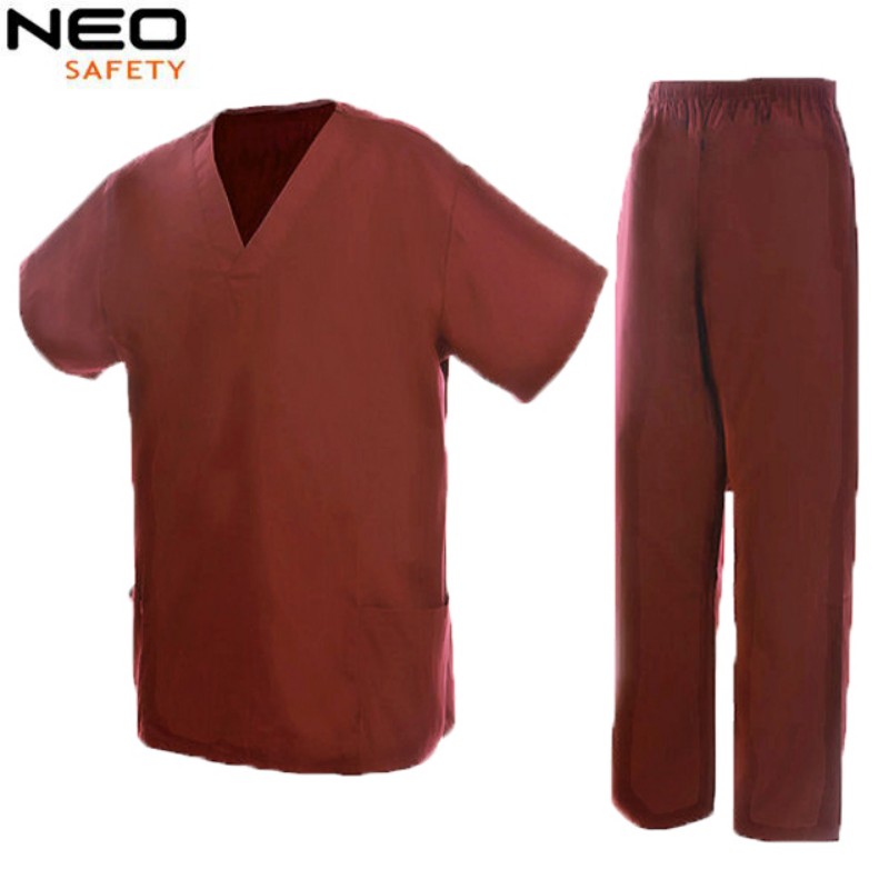 WH702 hurtowo unisex stroje medyczne dla pielęgniarek i lekarzy z niestandardowym logo, całkowicie sublimowane kiteliki z krótkim rękawem, wykonane w Chinach