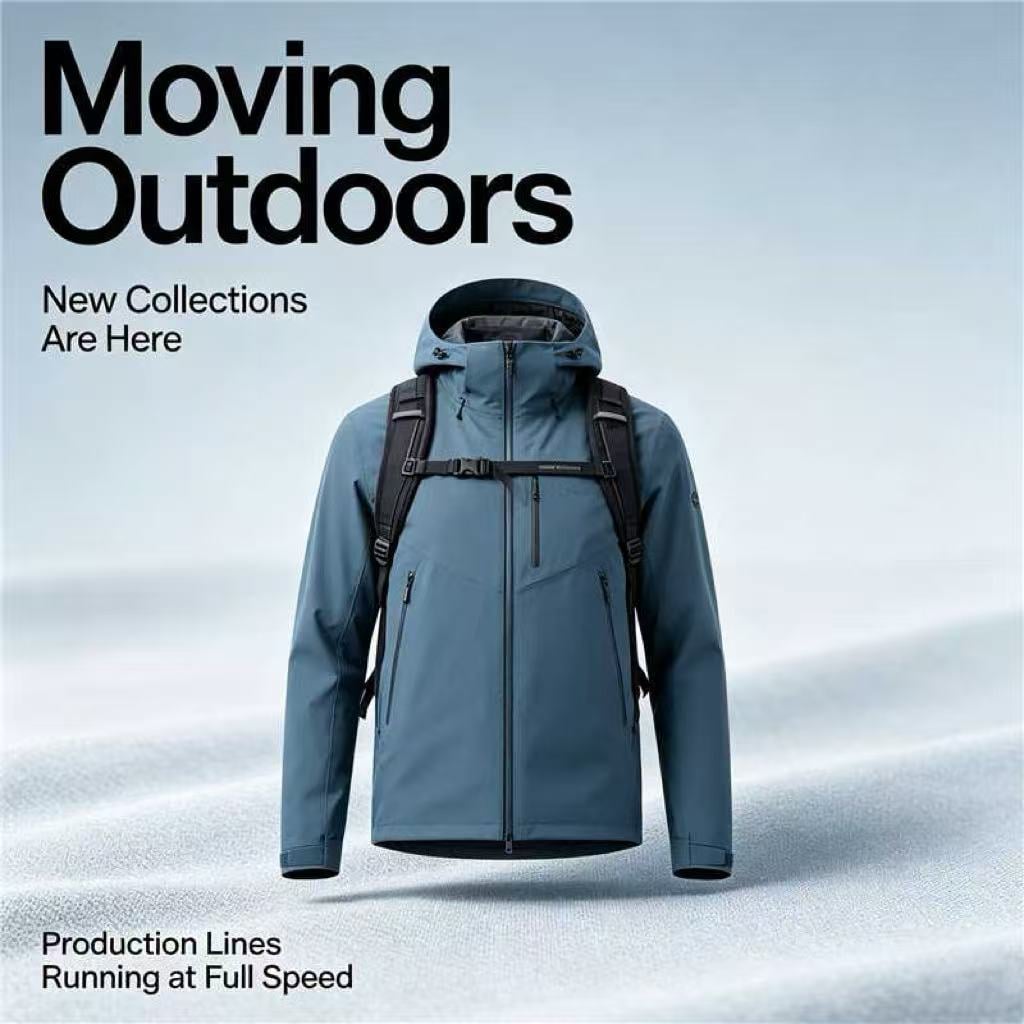 Moving Outdoors – New Collections Are Here, and Our Production Lines Are Running at Full Speed