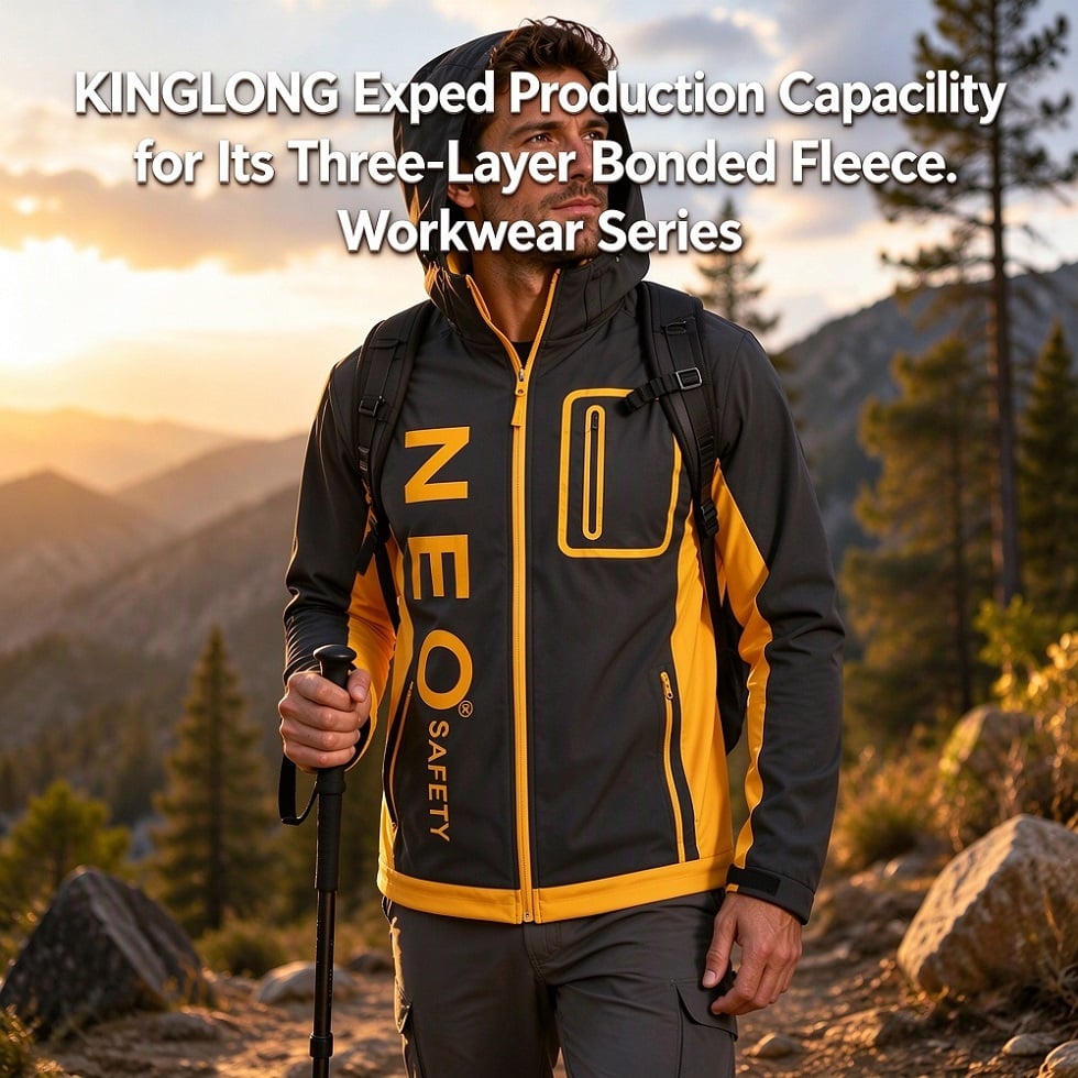 KINGLONG Expands Production Capacity for Its Three-Layer Bonded Fleece Workwear Series