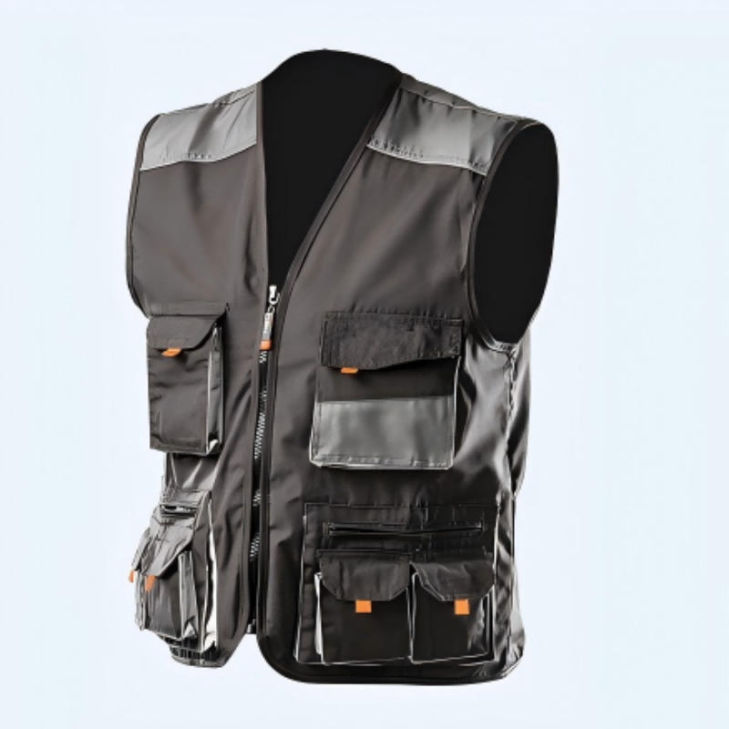 WH290 canvas Vests High Duration Technician Mechanic Uniform Cargo Vest Suit Mens Workwear for Hardware