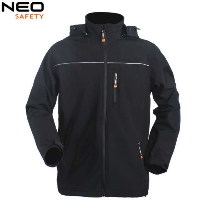 WH4811 Custom Waterproof Winter Ski Outdoor Hiking Soft Shell Jacket Snow Hooded Multiple Pockets Waterproof Mens Softshell Jacke
