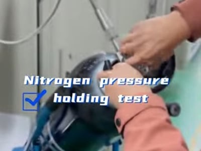 Actual situation of nitrogen pressure holding test for 9 cylinder cabinets