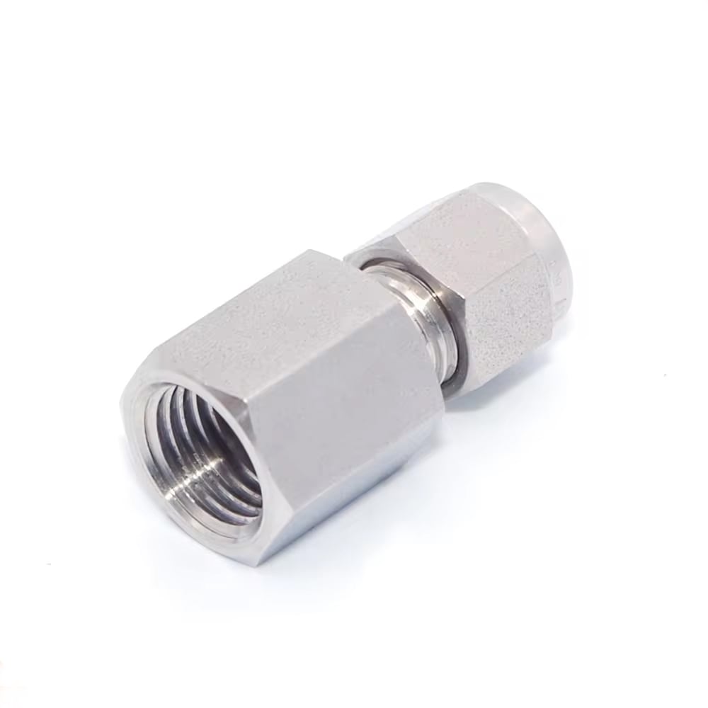 AFKLOK 1/4in Ferrule x 1/4in G Female Stainless Steel 316 Forged Pipe Fittings High Quality Male to Female Fittings