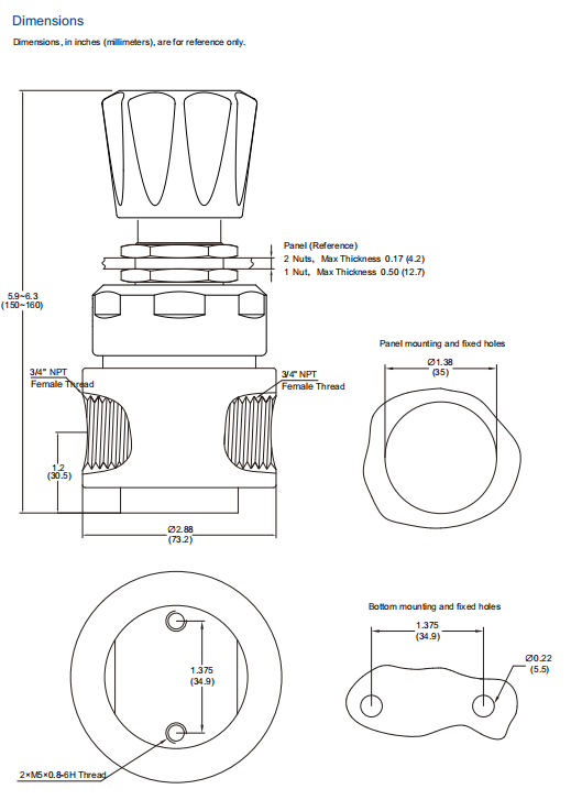 helium pressure reducing valve-1