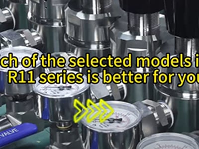 The R11 is a compact, single-stage diaphragm pressure regulator designed for high purity applications