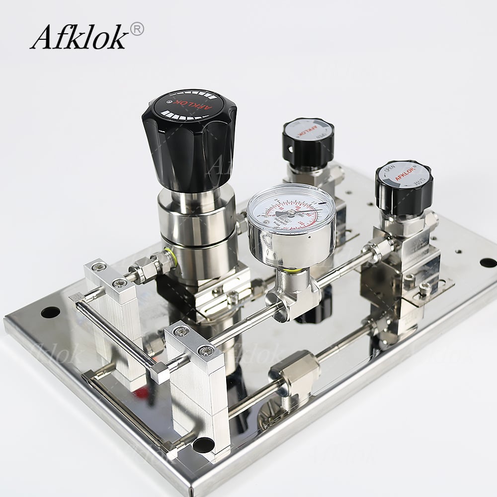 Control Panel Pressure Regulator 3000psi Inlet 600psi Outlet for Inert Gas