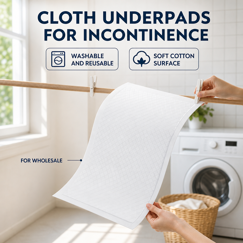 Material Advantages of Cloth Underpads for Incontinence Products