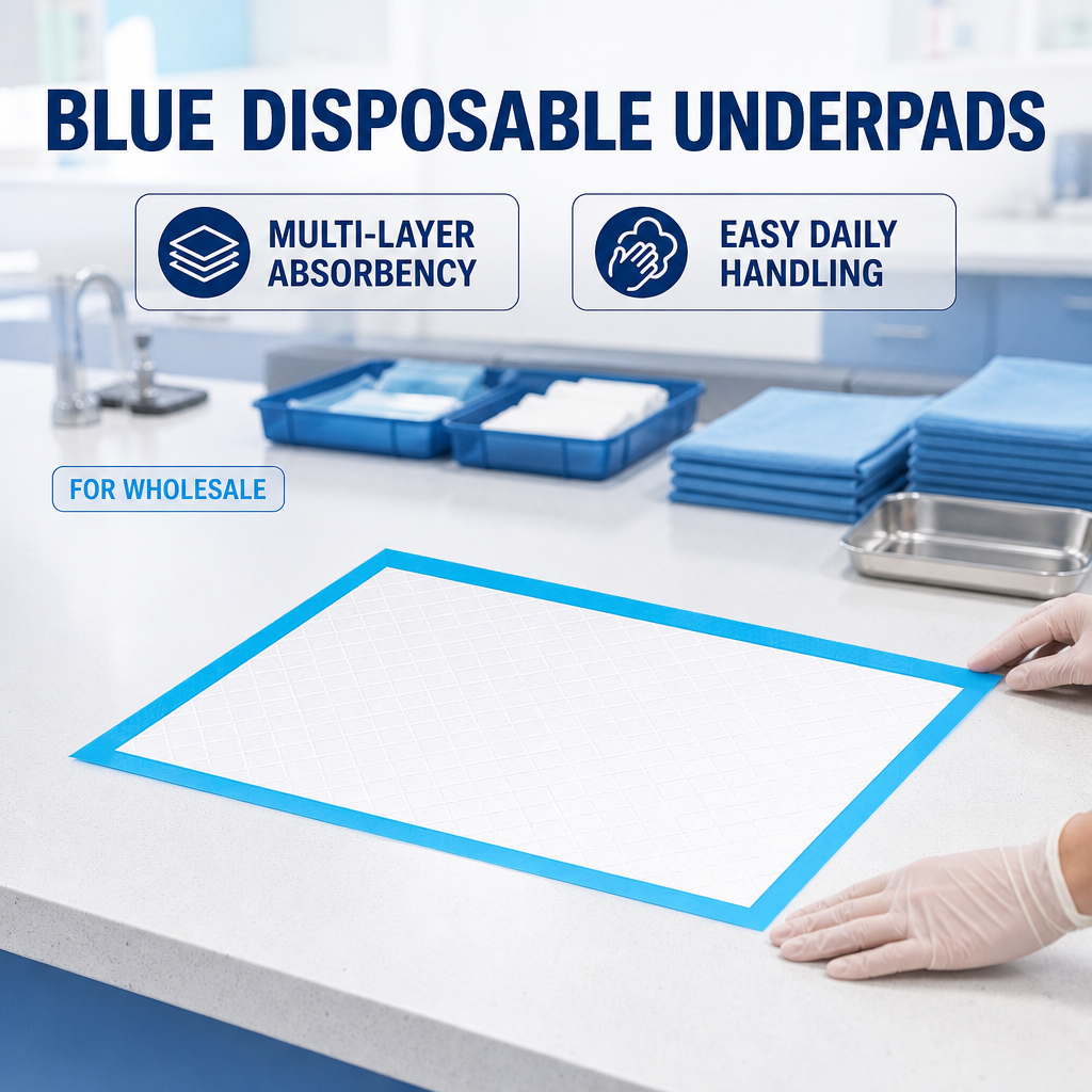 Where to Find Reliable Suppliers of Blue Disposable Underpads