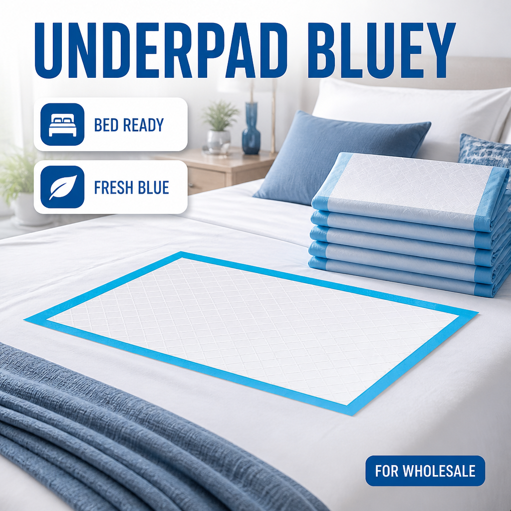Understanding Material Advantages of Underpad Bluey Products