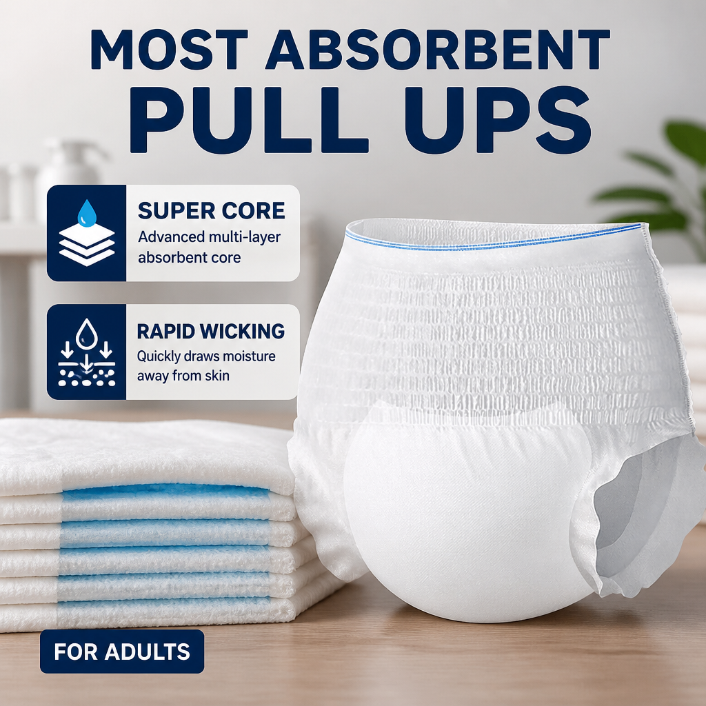 Material Advantages of Our Most Absorbent Pull-Ups for Adults