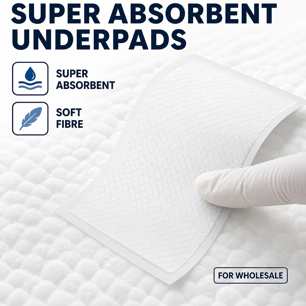 Super Absorbent Underpads from Different Manufacturers