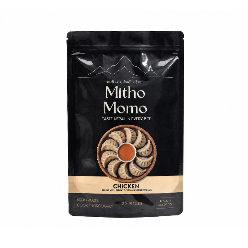 底面印刷・ジッパー付き冷凍食品用スタンドアップパウチ－サイズ：18×28＋10cm、素材：PET＋NY＋冷凍用PE