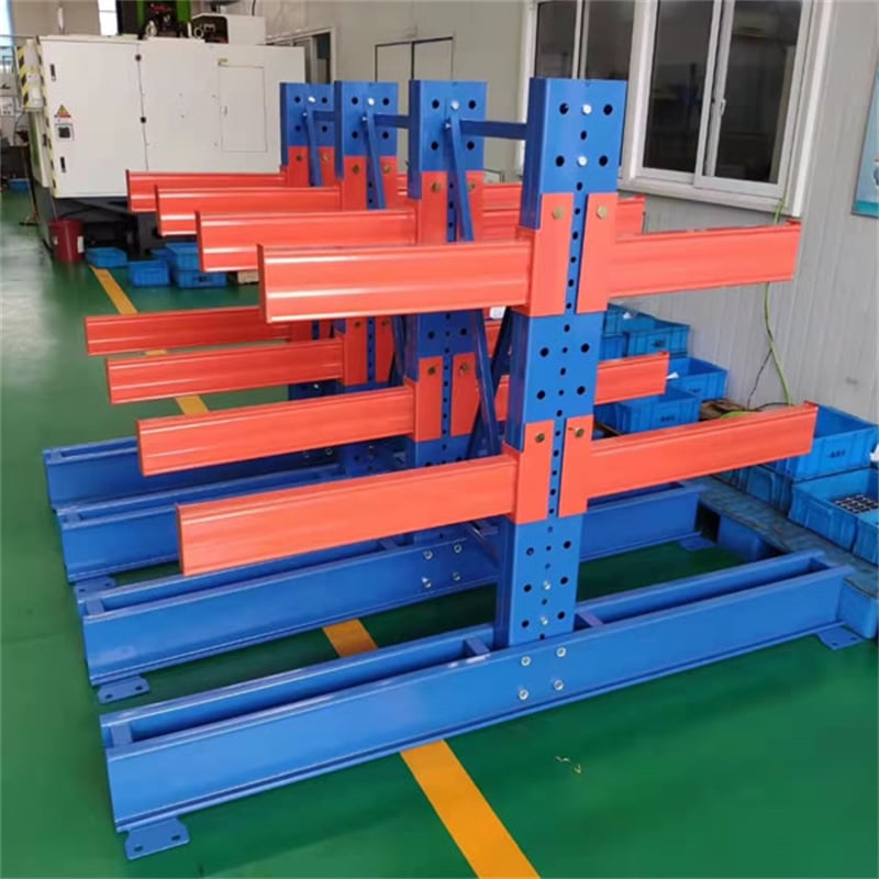 Heavy Duty Industrial Cantilever Rack For Long Oversized Heavy Goods Storage