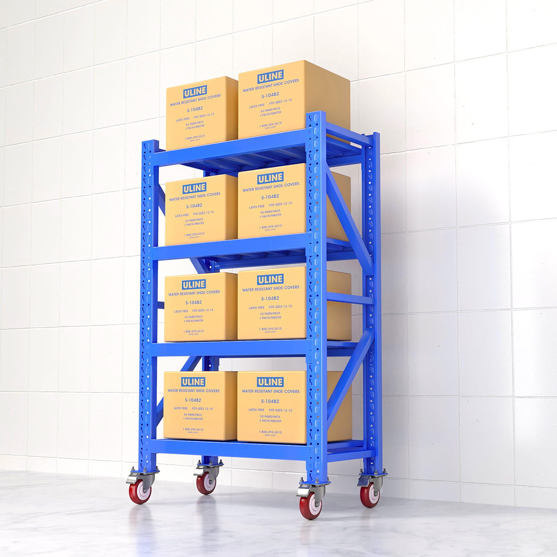 Light-Duty Adjustable Steel Storage Shelf