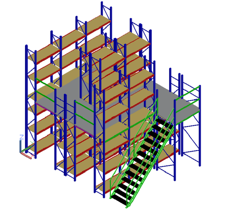 Multi use Mezzanine Racks Warehouse & Office Integrated Shelving