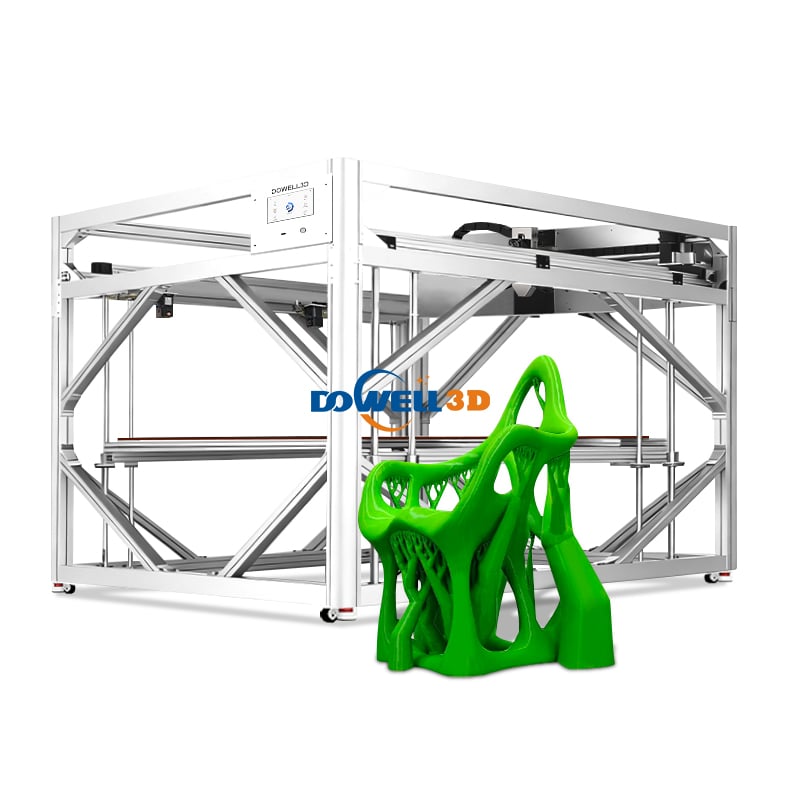 DL1018-10 High Precision Industrial 3d Printer 500mm/s High Speed Large Size Furniture Models Printer