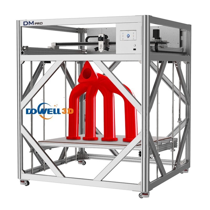 Μεγάλης μορφής FDM τρισδιάστατος εκτυπωτής Dowell DM1018-10Pro με ακροφύσιο υψηλής θερμοκρασίας 420℃, ήσυχος FDM εκτυπωτής για την κατασκευή εργαλείων