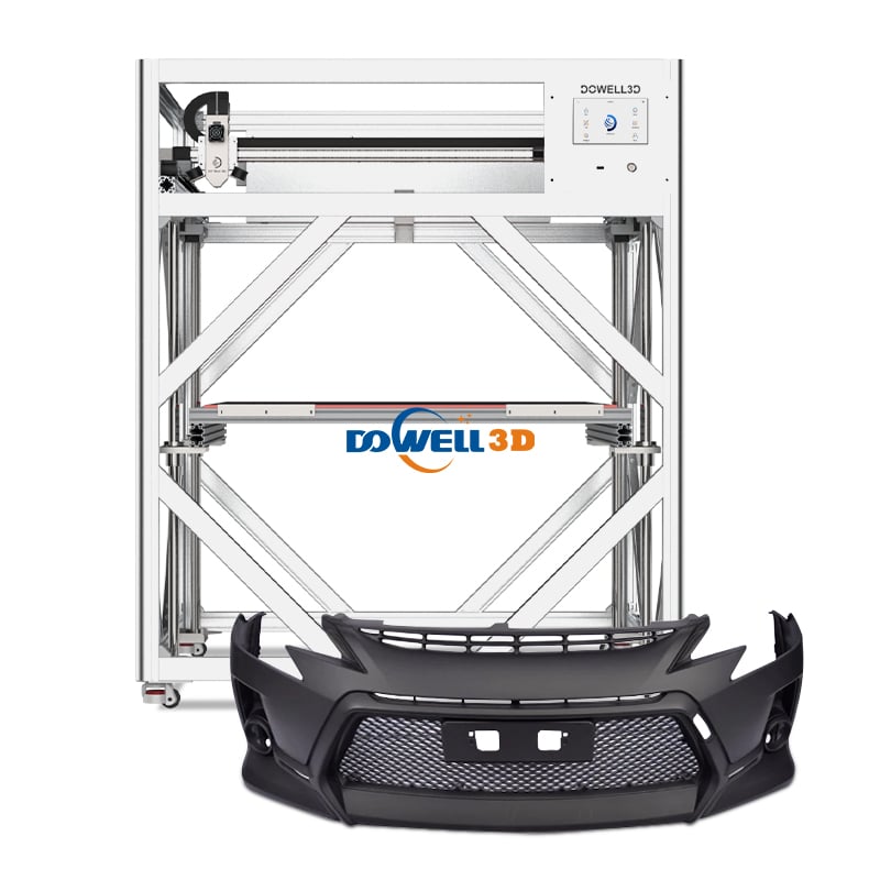 Dowell DL1020-10 Efficient 3d Printer 1000g/h High Flow Extruder Fast 3d Car Accessories Printer With Automatic Leveling