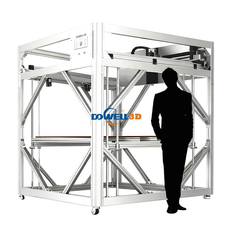 DL1218-18 High Performance Industrial 3d Printer 500mm/s High Speed Big Size Car Bumper Prototypes Printing Machine