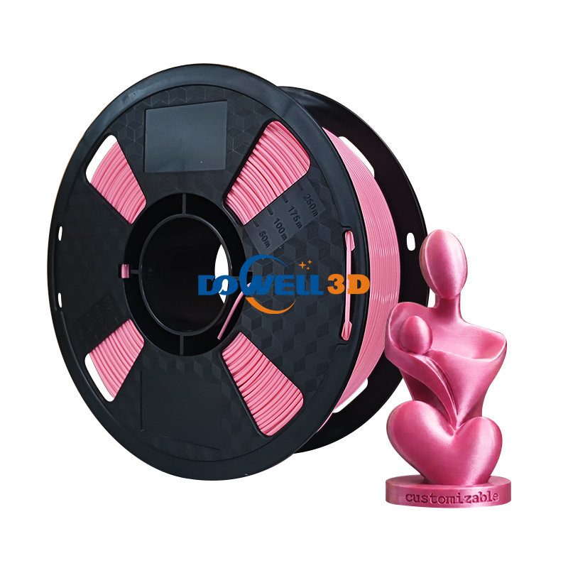 Dowell3d High Quality PETG 3d Printing Filament 1.75mm 2.85mm High Precision Black Neat Winding Filament 1kg/Roll