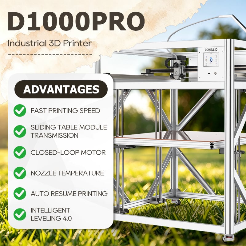 Dowell 3d Printer D1000pro 1000mm Large High Precision 3d Sculpture Prototyping Printer Industrial Impresora 3d