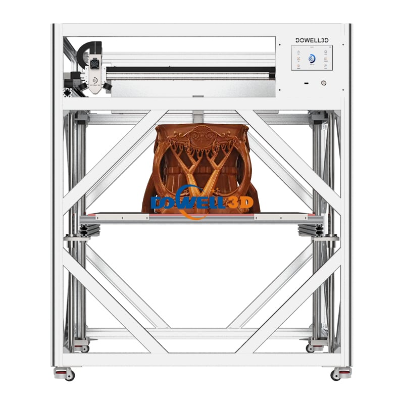DL1220-12 High Precision 3d Printer with 80mm Aluminum Frame 500mm/s High Speed Large Format Printer 2000mm