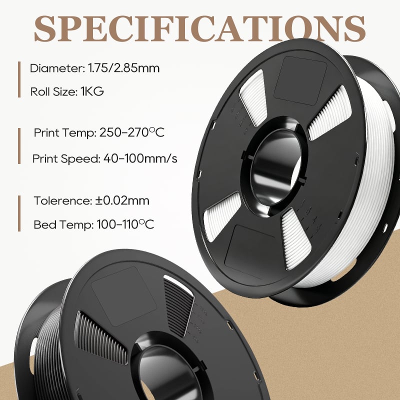 High Strength Engineering ABS Glass Fiber 3d Filament 2.85mm Matte Finish Wear Resistance Filaments For Industrial Brackets Jigs