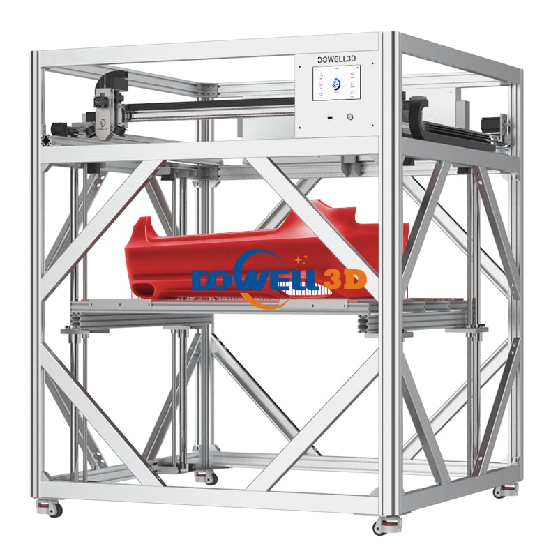 imprimante 3D haute précision de dimensions 1200 × 1600 × 1200 mm, imprimante industrielle à filament PLA haute température, personnalisable
