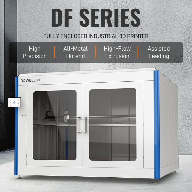 Dowell DF1010-12 Professional FDM 3d Printer 1000mm High Precision Impresora 3d Machine For Large Scale 3d Printing