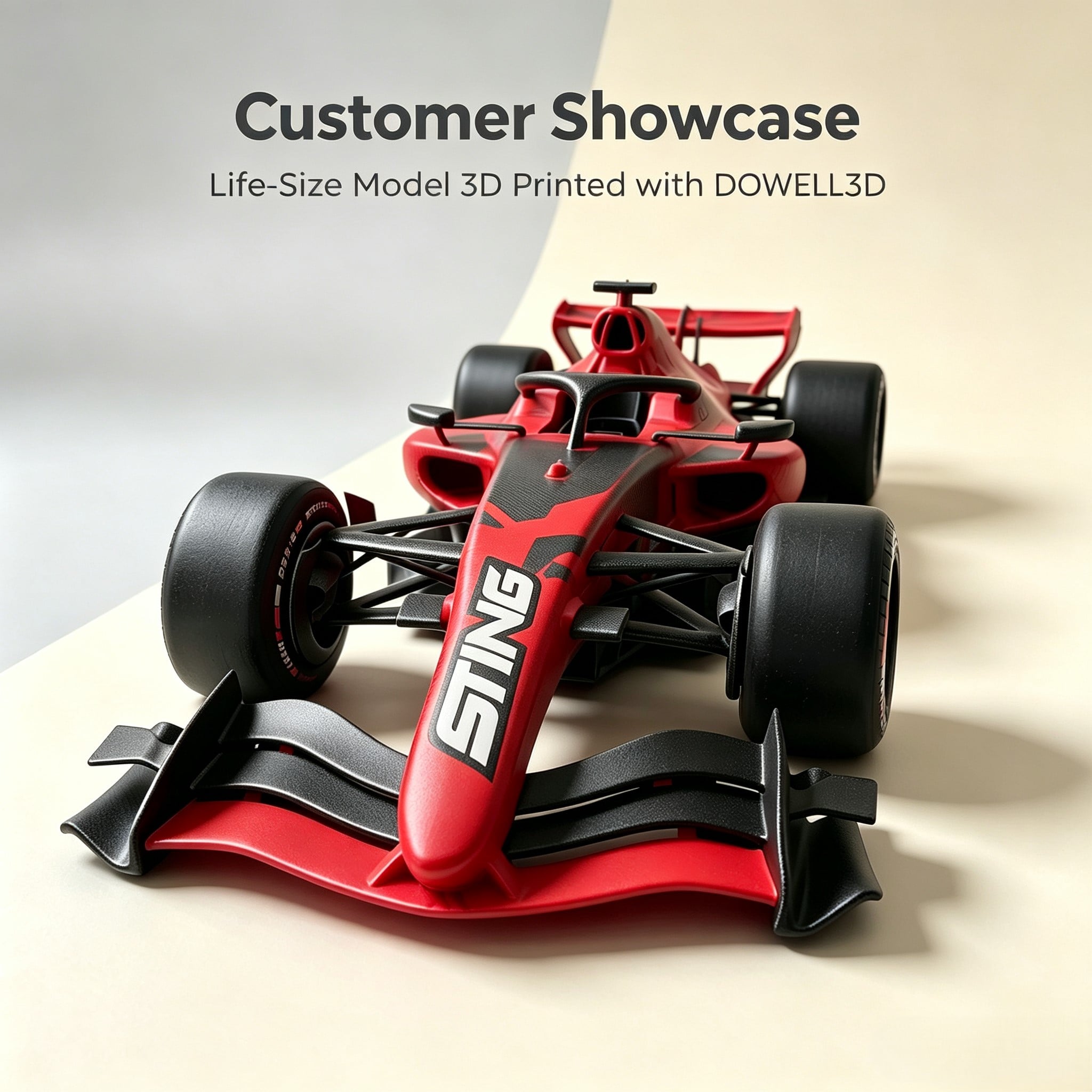 DOWELL3D 3D printer yordamida yasalgan toʻliq oʻlchamdagi model