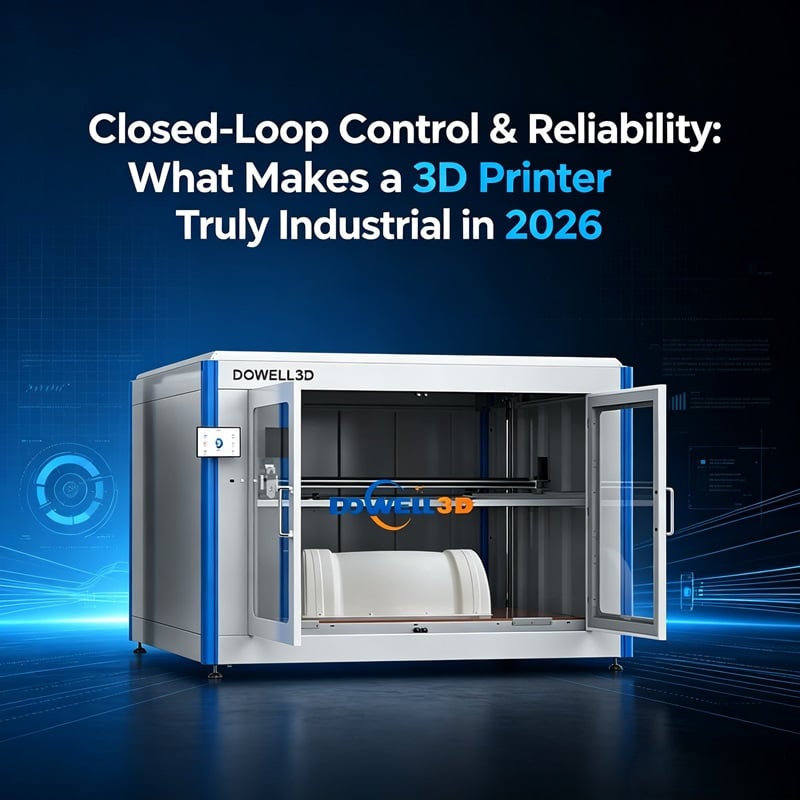 Yopiq halqali boshqaruv va ishonchlilik: 2026-yilda 3D printer haqiqatan ham sanoatda qanday ishlaydi?