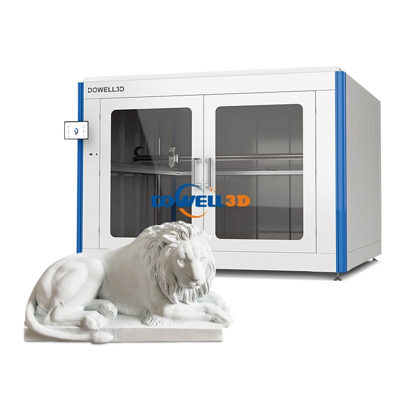 Professional FDM 3d Printer DF1010-12 High Precision Large Enclosed 3d Printer Big Size Industrial Models Printer