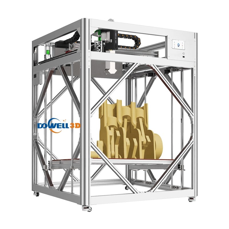DP-A12 FGF Pellet 3d Printer 1200mm Large Scale Automatic Feeding Particle Impresora 3d For Industrial Parts Models