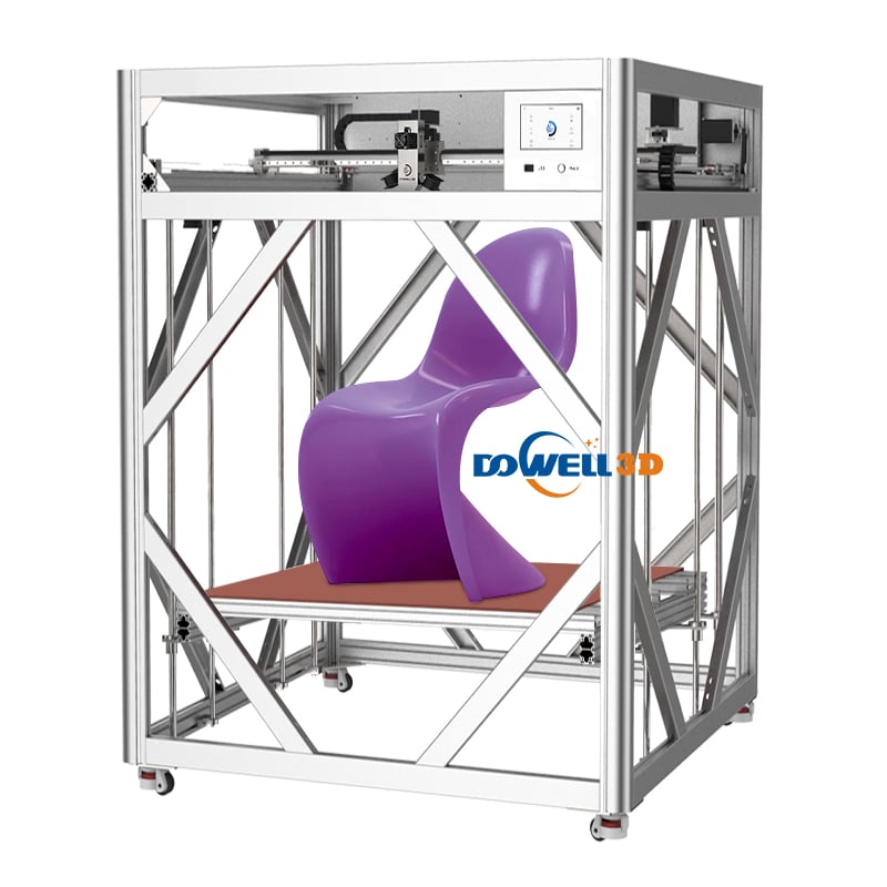 Dowell 1200*1200*1600mm Big Size 3d Printer 1000g/h High Flow Extruder Auto Leveling Impresora 3d Machine
