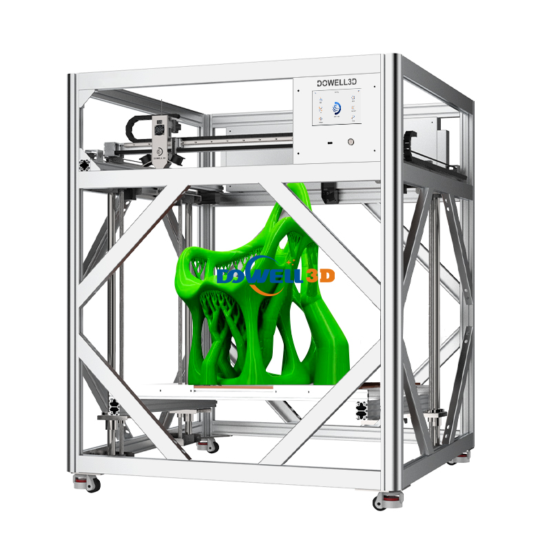 Dowell3D DL10 Large Build Volume 1000x1000x1000mm Industrial 3d High Speed Model Printer With Thickened Frame