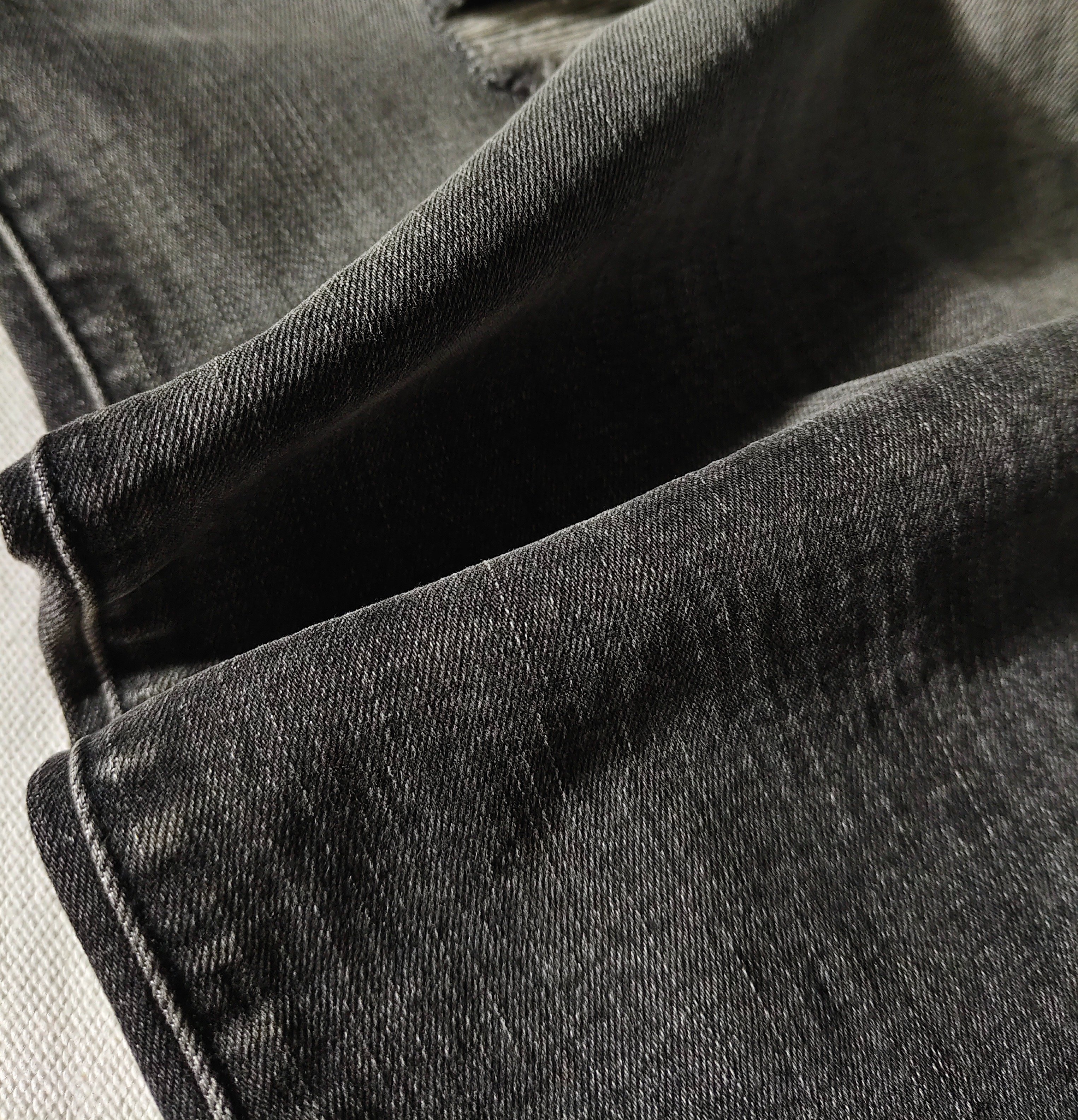 classic slub cotton spandex woven denim fabric-2