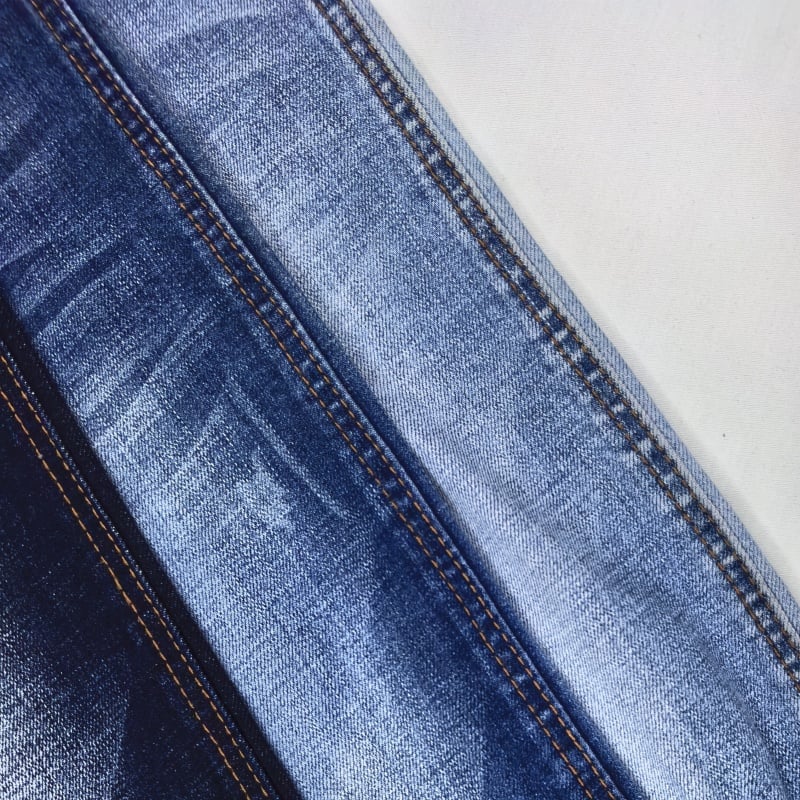 Rough style, Clear wale, Crosswise slub Denim